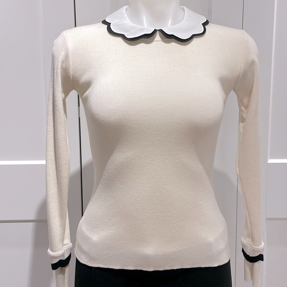 Riverdale, screen worn- Ted Baker scalloped neck sweater